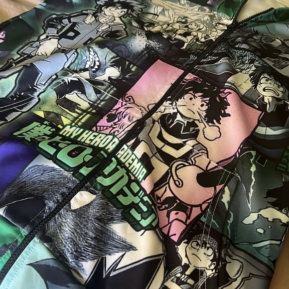 My Hero Academia Anime Zip up Hoodie size 2XL - Picture 2 of 5